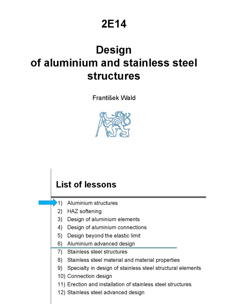 Aluminium Structural Design Overview | PDF | Home & Garden | Science ...
