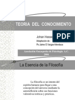 Teoria Del Conocimiento