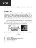 Download Flexural or Bending Test Lab Report by KalKatu MaLam SN145757294 doc pdf