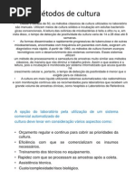 Métodos de cultura para Micobacterias