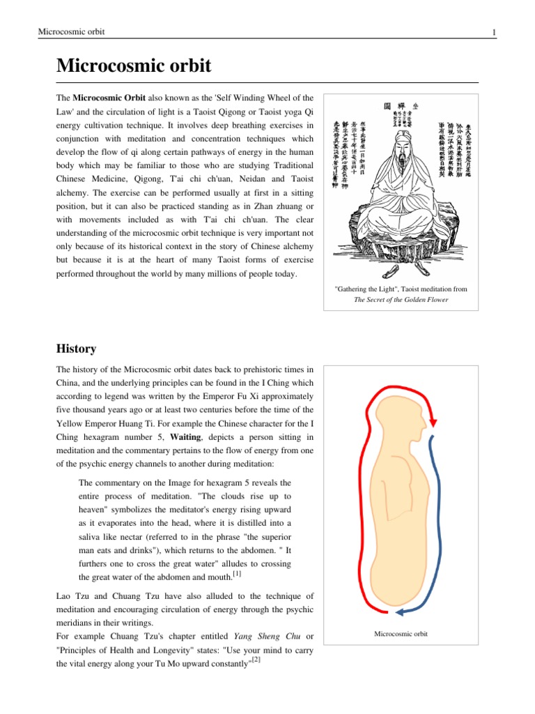 Microcosmic Orbit Meditation Guide | PDF