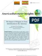 The Impact of Religion on Party Identification in the Americas