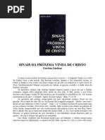 Gordon Lindsay - Sinais da próxima vinda de Cristo