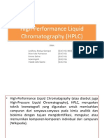 High Performance Liquid Chromatography (HPLC)