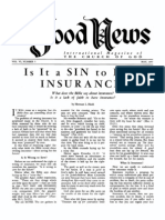 SIN Insurance?: THE Church OF GOD