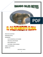 El Calentamiento Global Monografia