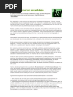 O que é normal em sexualidade