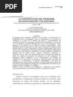 Como Construir Un Problema de Investigacion