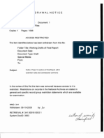 With Drawal Notice: Drafts of Team 1A Sections of Final Report, With H Andwritten Notes and Commissioner Comments