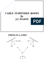 Cable Suspended Roofs and Bridges Explained