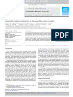 Paper119-Ladwig-Diamond - Atmosphere Plasam Deposition of DLC Coating