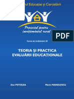 Dan Potolea Marin Manolescu Teoria Si Practica Evaluarii Educationale