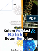 (CVL) - Kolom Pondasi Balok T Beton Bertulang