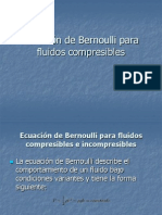 Ecuación de Bernoulli para Fluidos Compresibles