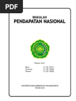 Makalah Pendapatan Nasional