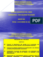 UFG - IEC 1 - Normas Academicas Del Curso - Grupo N01