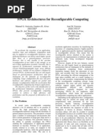 FPGA Architectures For Reconfigurable Computing: Manuel G. Gericota, Gustavo R. Alves José M. Ferreira