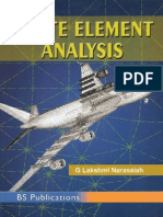 Finite Element Analysis G. Lakshmi Narasaiah