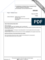 9701 s06 QP 1 PDF