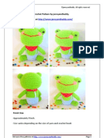 Free MR Frog Amigurumi Crochet Pattern