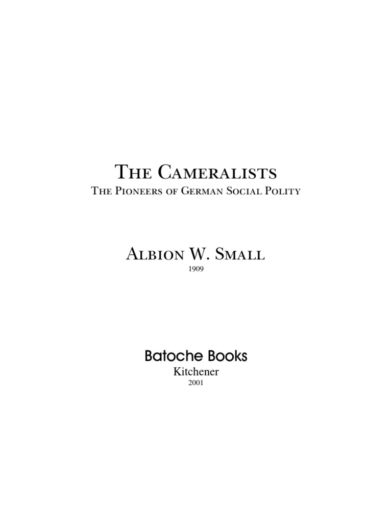 Camerilism in The Growth of Public Admn PDF Social Science Theory