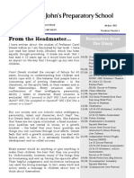 Preparatory Newsletter No 5 2013