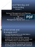Demand Planning and Forecasting Session 2