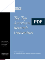 The Top American Research Universities