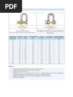 Alloy Steel D Shackles