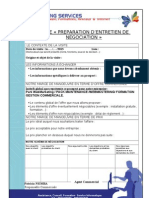 Fiche de Preparation D'entretien de Negociation