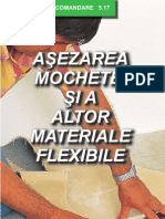 Asezarea Mochetei Si A Altor Materiale Flexibile