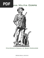 Indiana Militia Corps: Minuteman's Manual of Basic Knowledge