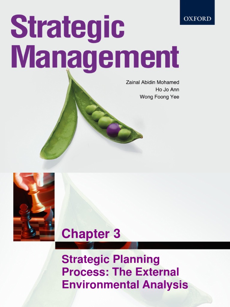 Chapter 3 Strategic Planning Process (The External Environme | PDF ...