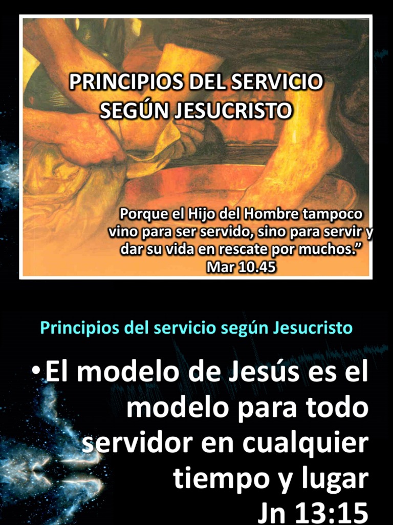 Principios Del Servicio Según Jesucristo Reunion Servidores Mayo 2013