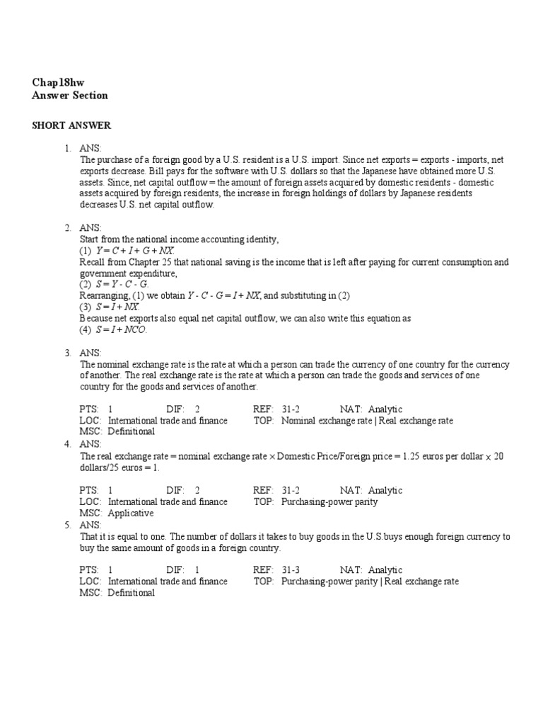 International Trade & Exchange Rates | PDF