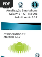 Atualização Smartphone Galaxy 5 – GT 15500B_Ver 1.1