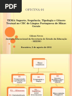 OFICINA 01 TIPOS E GÊNEROS TEXTUAIS