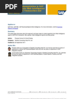 Hyperlink Implementation in SAP BusinessObjects Web Intelligence Report To ECC Transaction and BEx Query