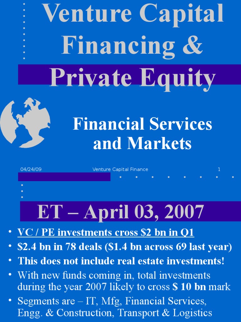 Indian Venture Capital Overview | PDF | Venture Capital | Corporate Finance