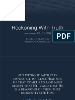Ellerslie Sermon - Reckoning With Truth 