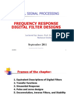 Digital Signal Processing: Frequency Response Digital Filter Designs