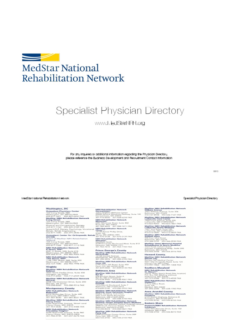 Physician Resource Directory | PDF | Maryland | Medicine