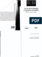 N. Georgescu-Roegen - La Ley de La Entropía y El Processo Económico (1971)