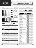 Eberron Character Sheet PDF