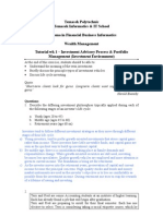 02 Tutorial 01 - Investment Advisory and Portfolio Management Process