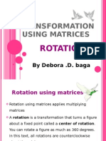 Rotation Using Matrices