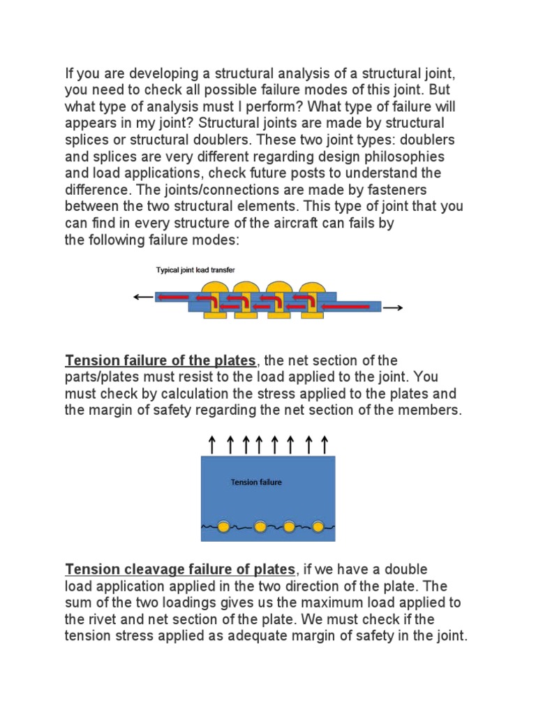 Structural Joint Failures