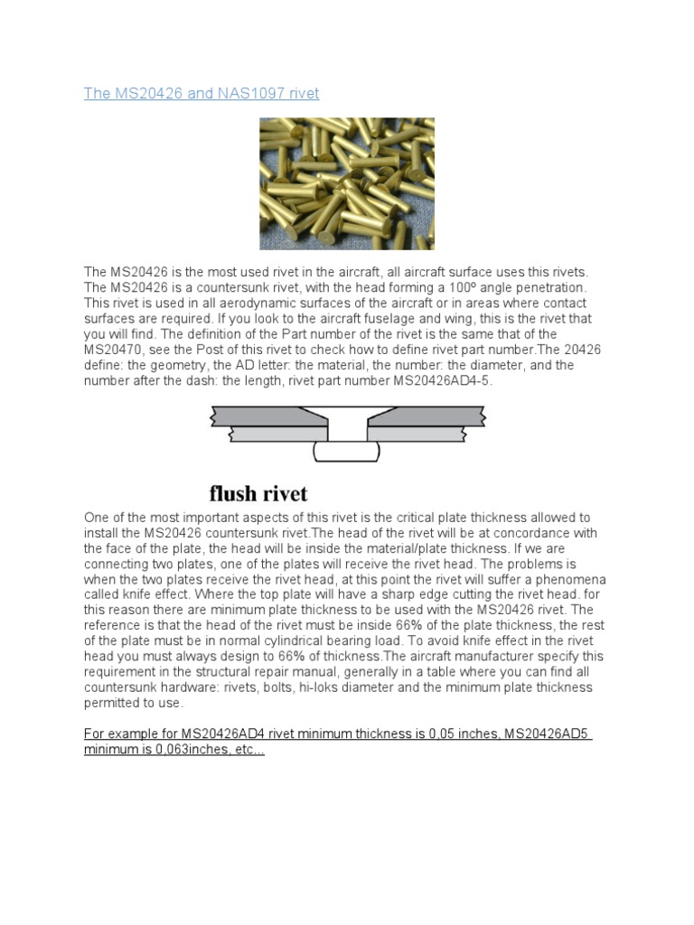 Solid Rivets Comparison | PDF | Rivet | Screw