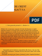 Propunere Credit Albalact S.A.