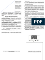 Normativas Del Docente 2012-1